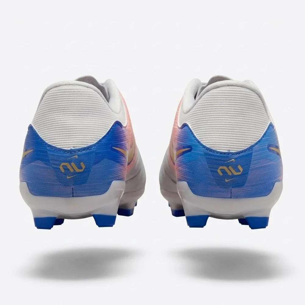 Nike Legend 10 Academy Soccer Cleats Womens 8 Vast Grey Racer Blue NEW